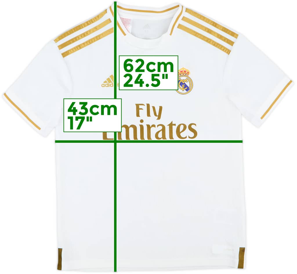 2019-20 Real Madrid Home Shirt - 8/10 - (M.Boys)