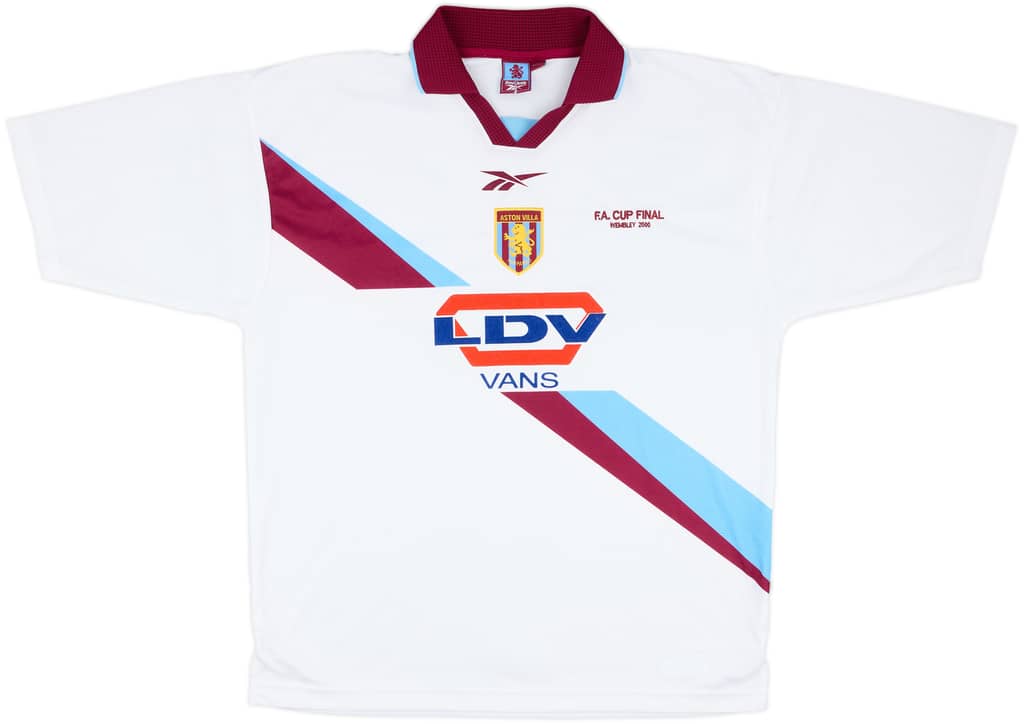 1999-00 Aston Villa 'FA Cup Final' Away Shirt - 9/10 - (L)