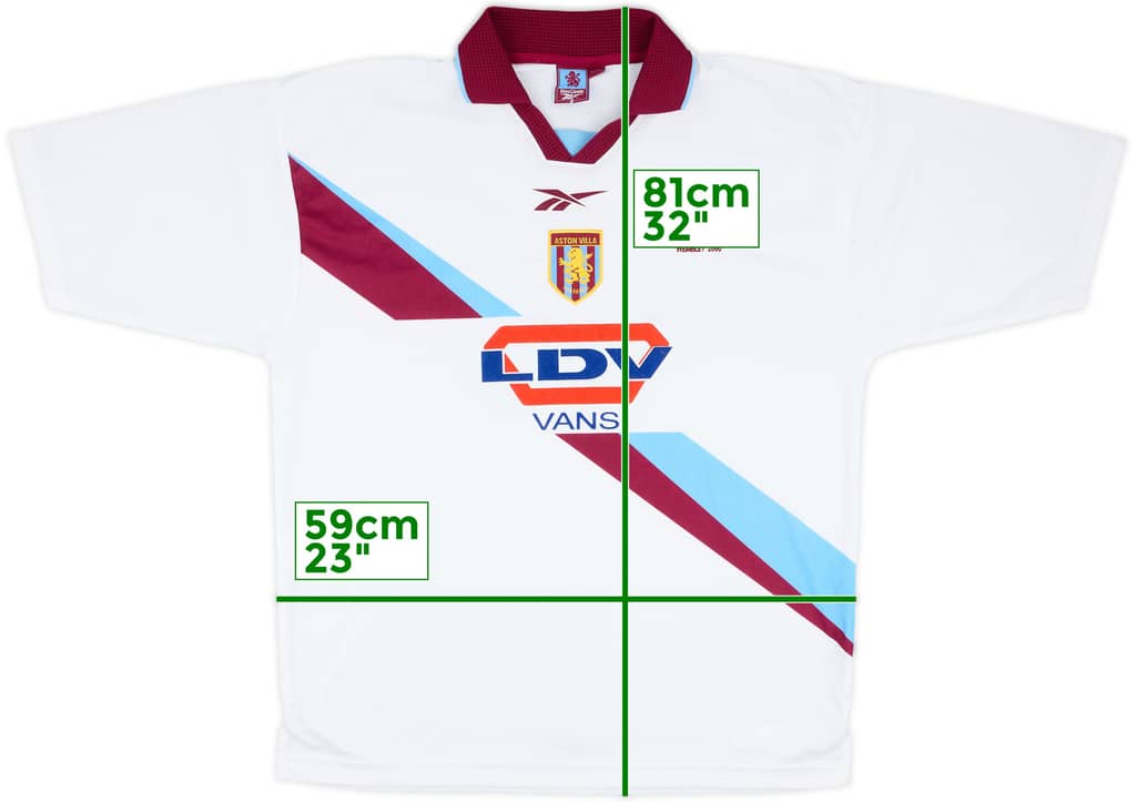1999-00 Aston Villa 'FA Cup Final' Away Shirt - 9/10 - (L)