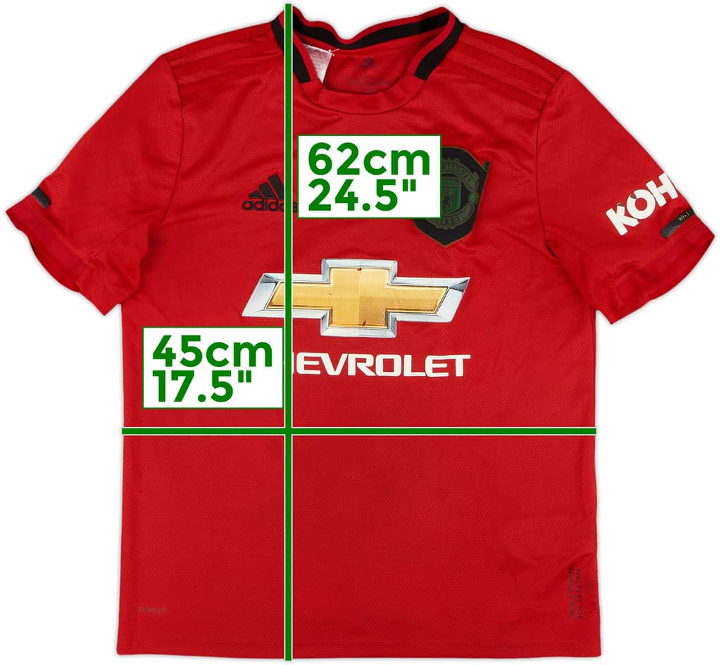 2019-20 Manchester United Home Shirt - 5/10 - (L.Boys)