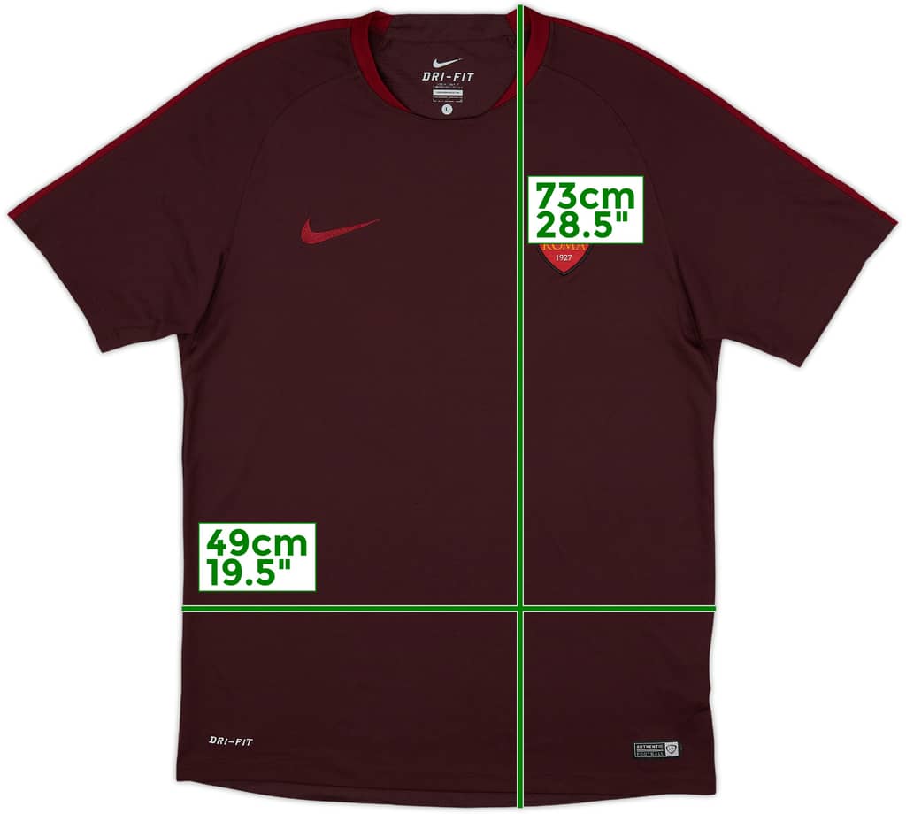 2015-16 Roma Nike Training Shirt - 9/10 - (L)
