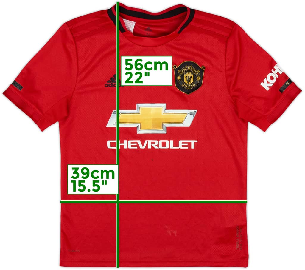 2019-20 Manchester United Home Shirt - 6/10 - (M.Boys)