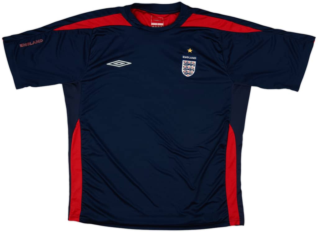 2004-05 England Umbro Training Shirt - 9/10 - (XL)