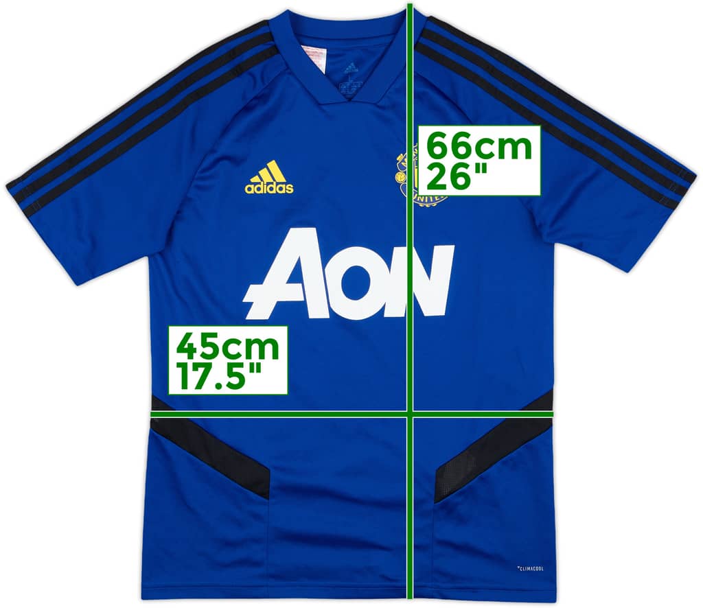 2019-20 Manchester United adidas Training Shirt - 9/10 - (L.Boys)