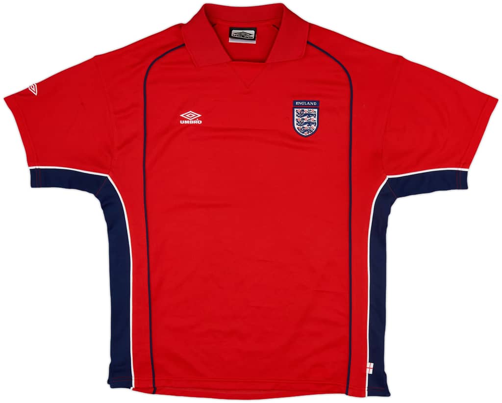 2002-03 England Umbro Polo Shirt - 7/10 - (L)