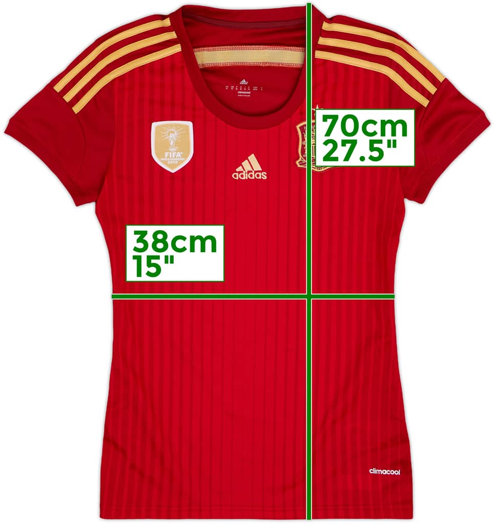 2013-15 Spain Home Shirt - 10/10 - (Women's M)