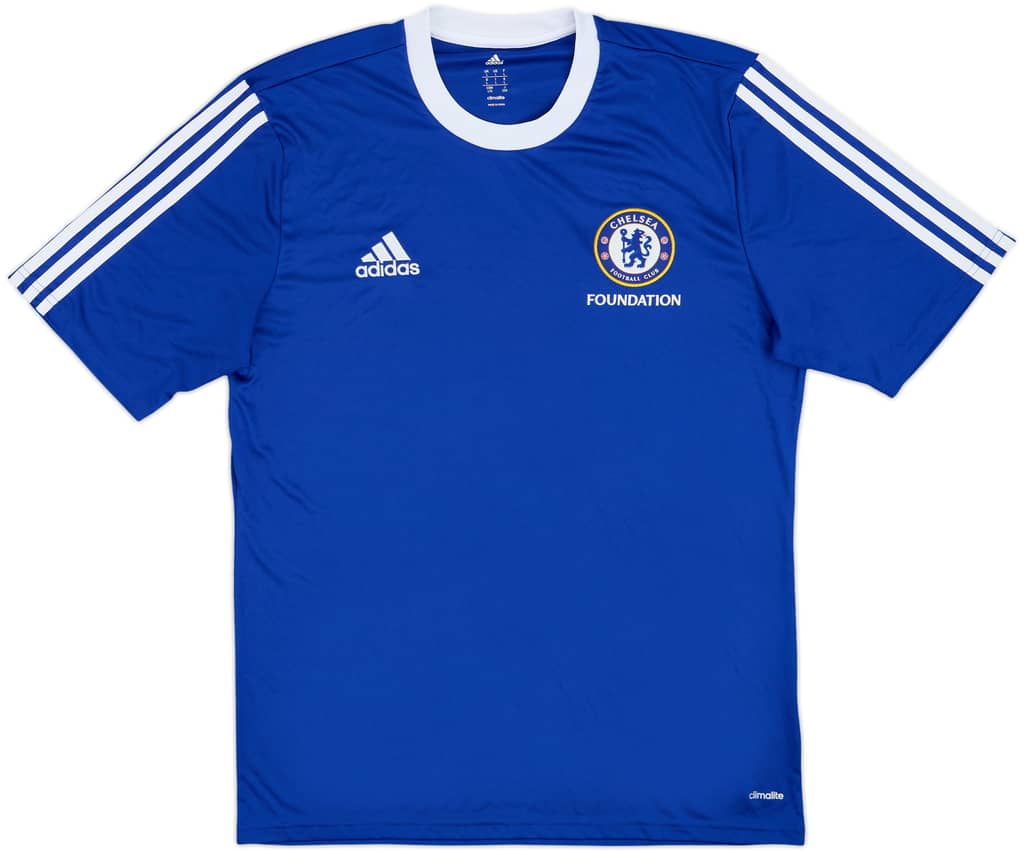 2015-16 Chelsea adidas 'Foundation' Training Shirt - 10/10 - (L)