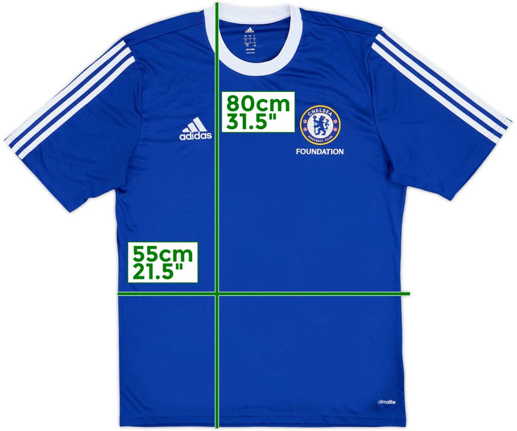 2015-16 Chelsea adidas 'Foundation' Training Shirt - 10/10 - (L)