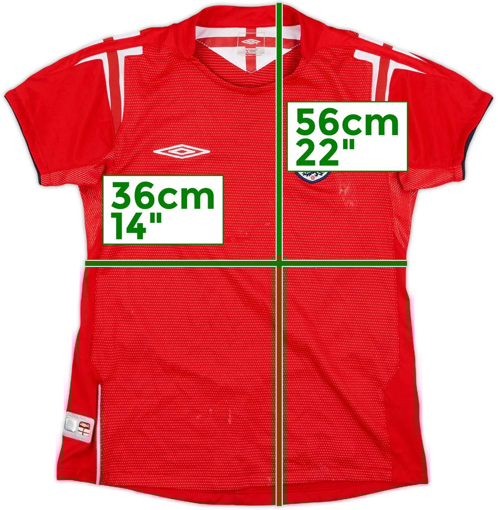 2004-06 England Away Shirt - 5/10 - (M.Boys)