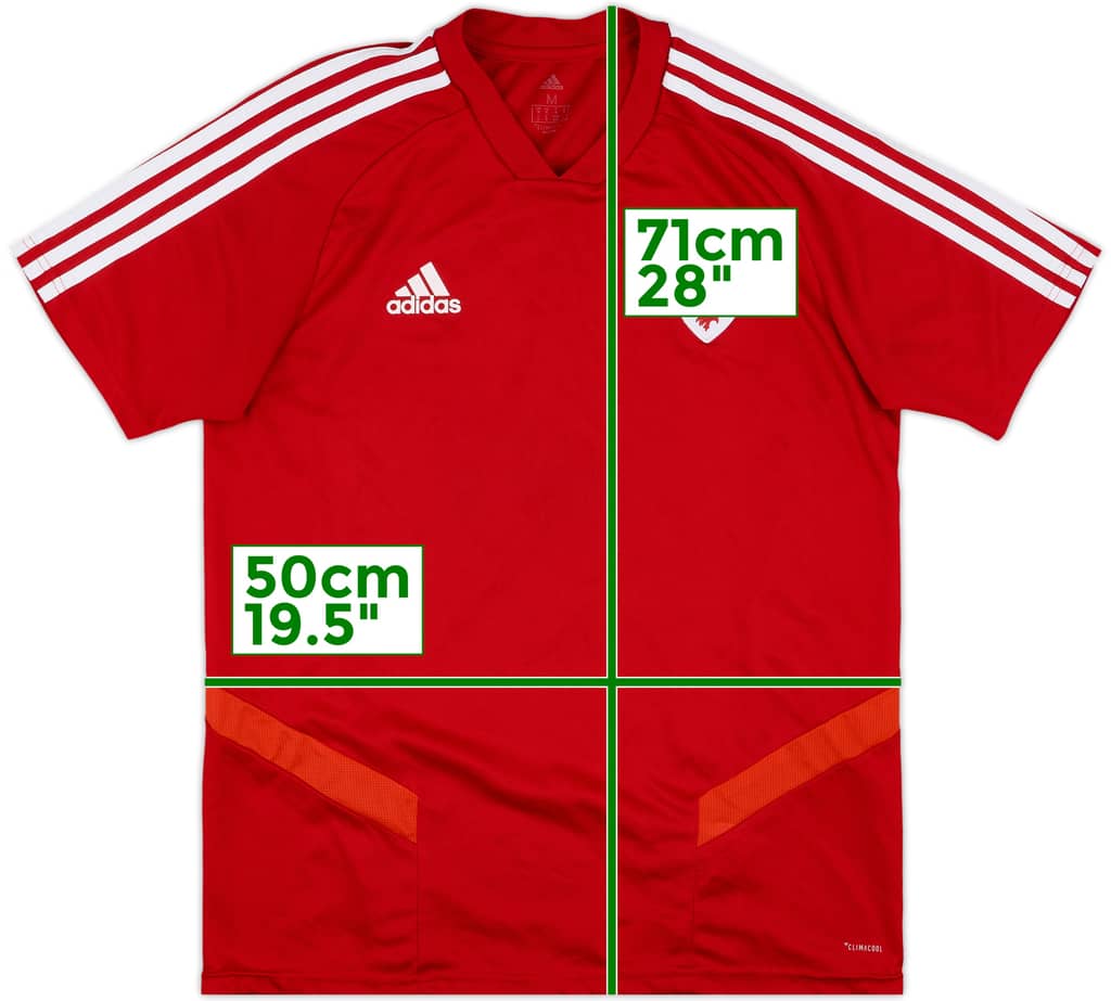 2019-20 Wales adidas Training Shirt - 8/10 - (M)