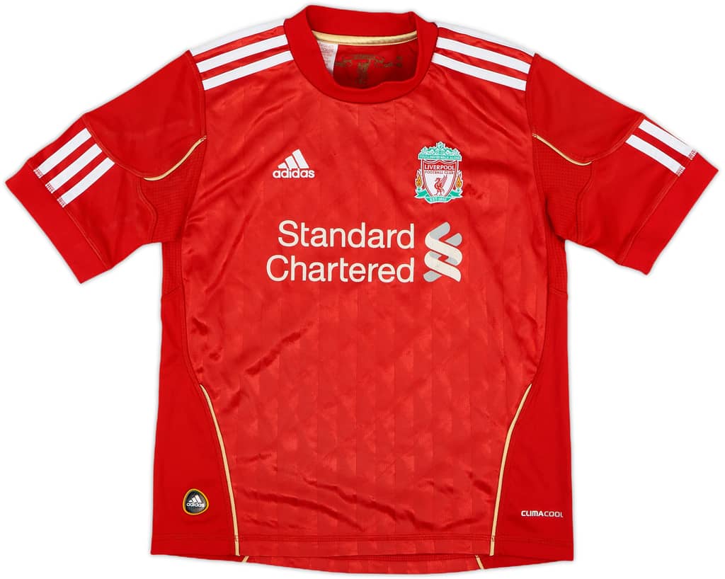 2010-12 Liverpool Home Shirt - 6/10 - (S.Boys)