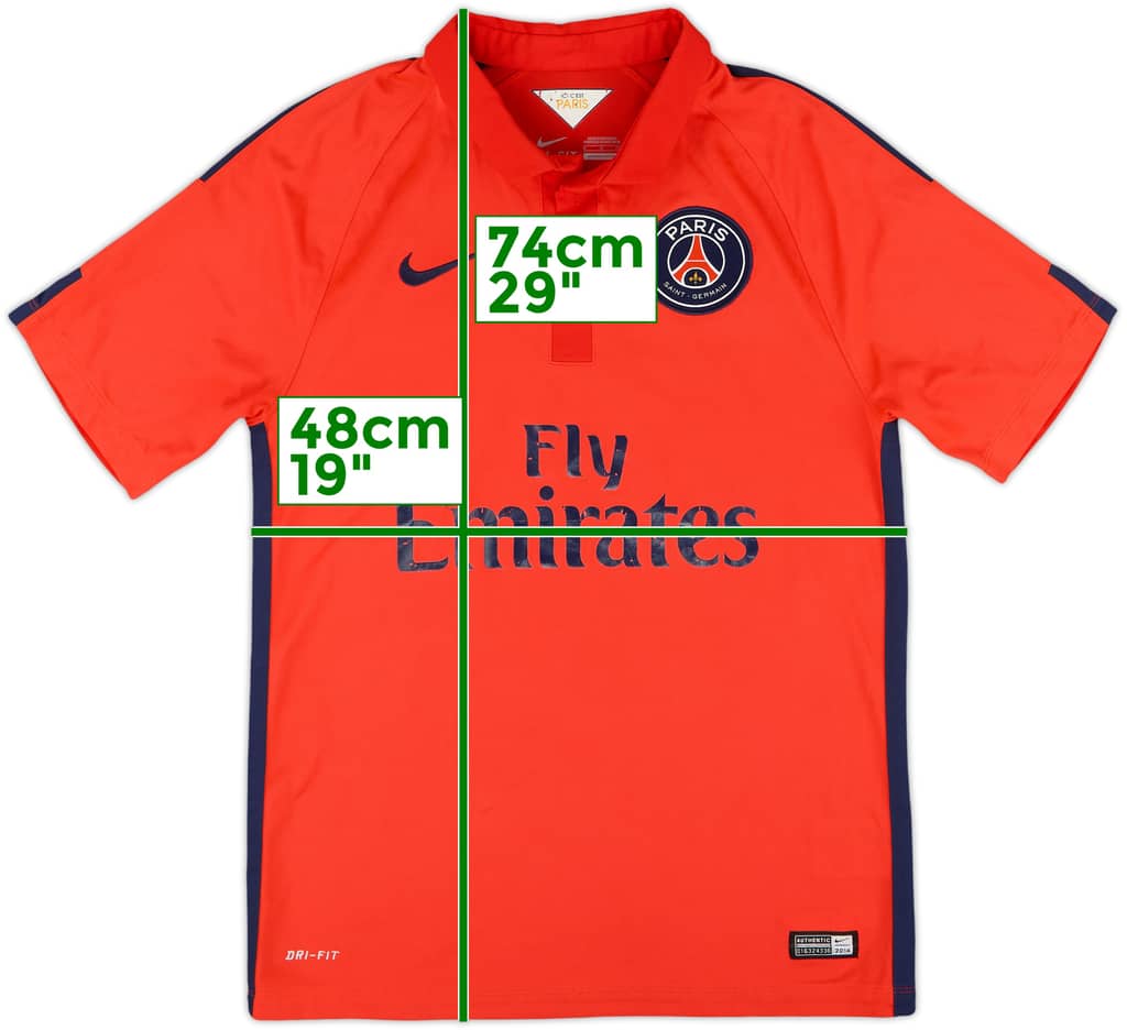 2014-15 Paris Saint-Germain Third Shirt - 5/10 - (S)
