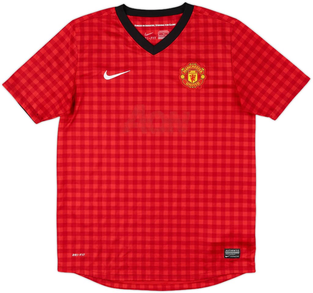 2012-13 Manchester United Home Shirt - 4/10 - (XL.Boys)