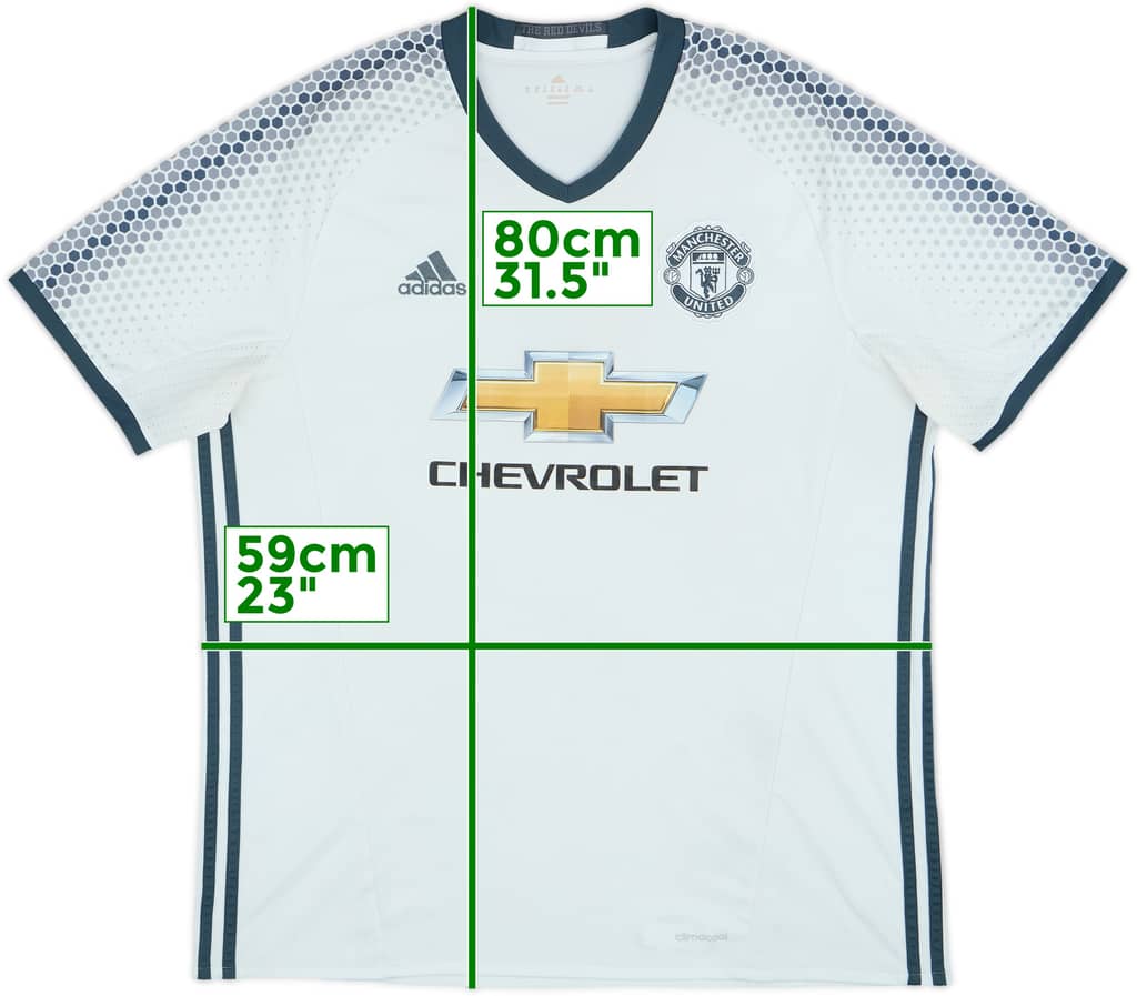 2016-17 Manchester United Third Shirt - 4/10 - (XL)