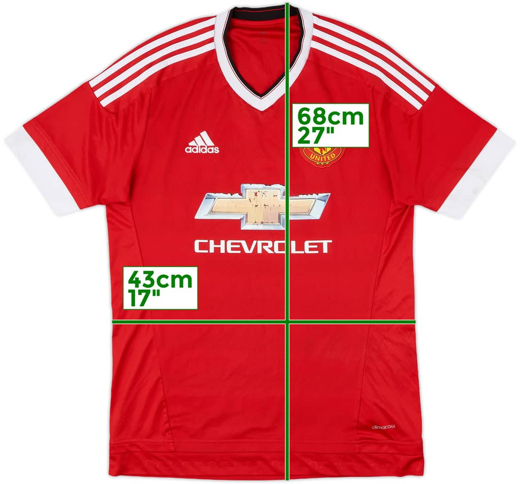 2015-16 Manchester United Home Shirt - 5/10 - (M)