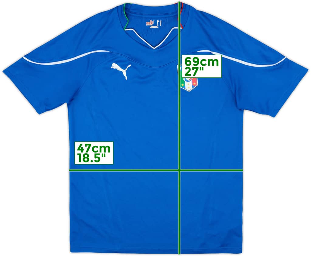 2010-12 Italy Basic Home Shirt - 8/10 - (M)