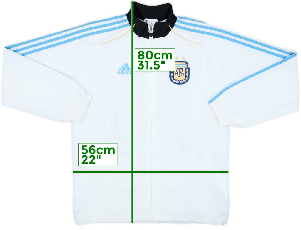 2010-11 Argentina adidas Track Jacket - 8/10 - (M)
