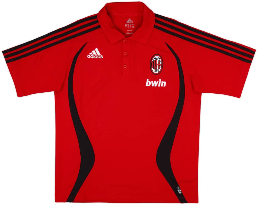 2006-07 AC Milan adidas Polo Shirt - 10/10 - (M/L)