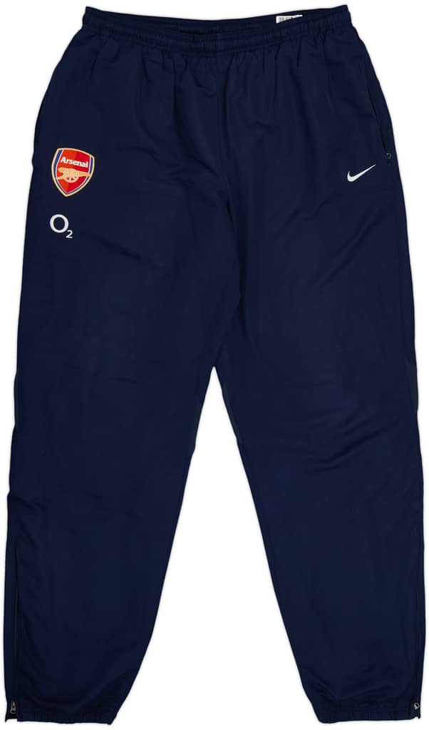 2004-05 Arsenal Nike Track Pants/Bottoms - 9/10 - (XL)