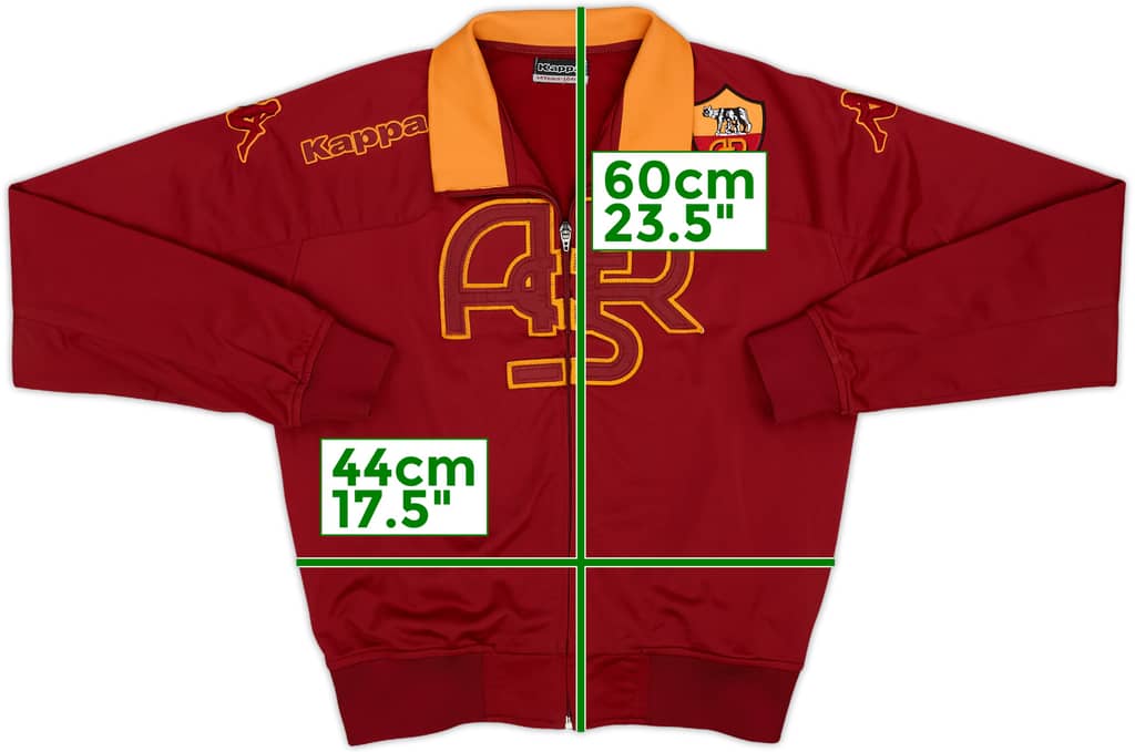 2012-13 Roma Kappa Track Jacket - 8/10 - (L.Boys)