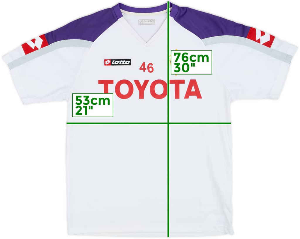 2007-08 Fiorentina Lotto Player Issue Training Shirt #46 - 5/10 - (M)