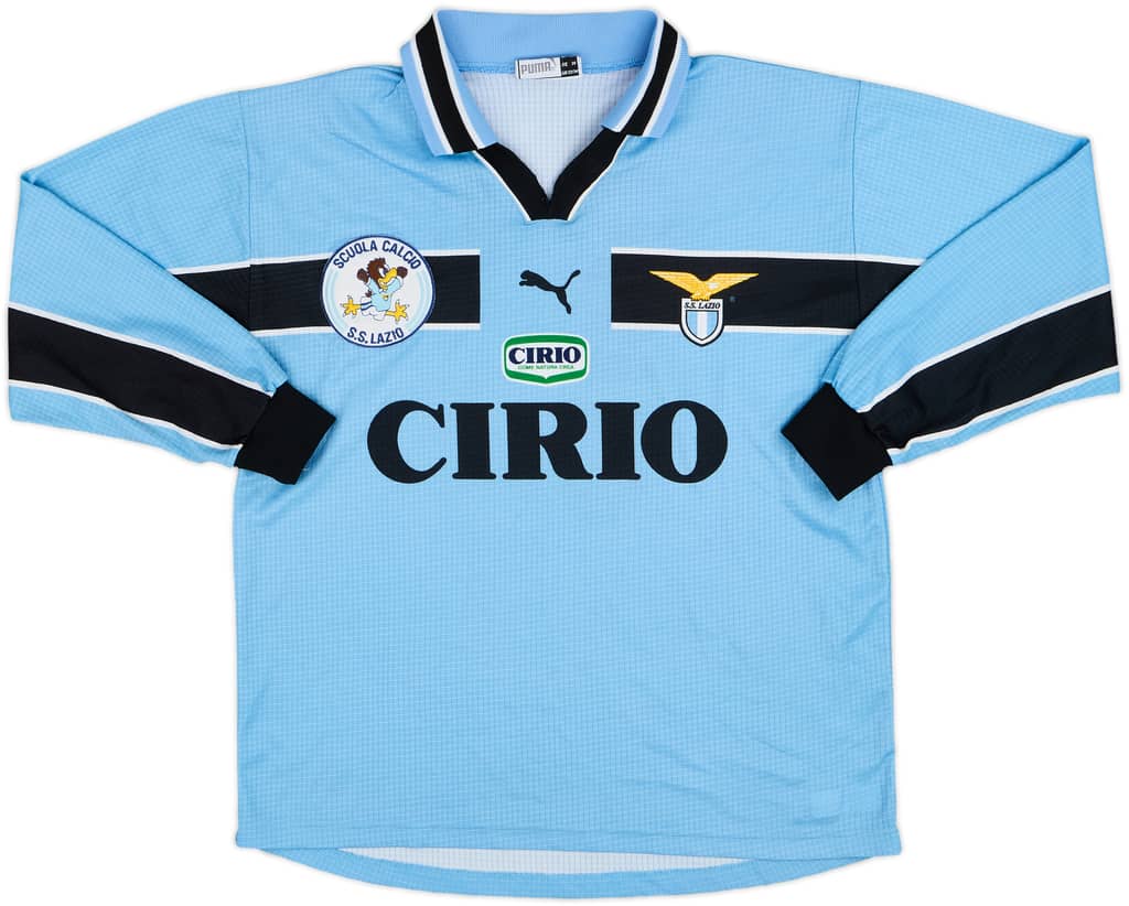 1998-00 Lazio 'Scuola Calcio' Home L/S Shirt - 5/10 - (L.Boys)