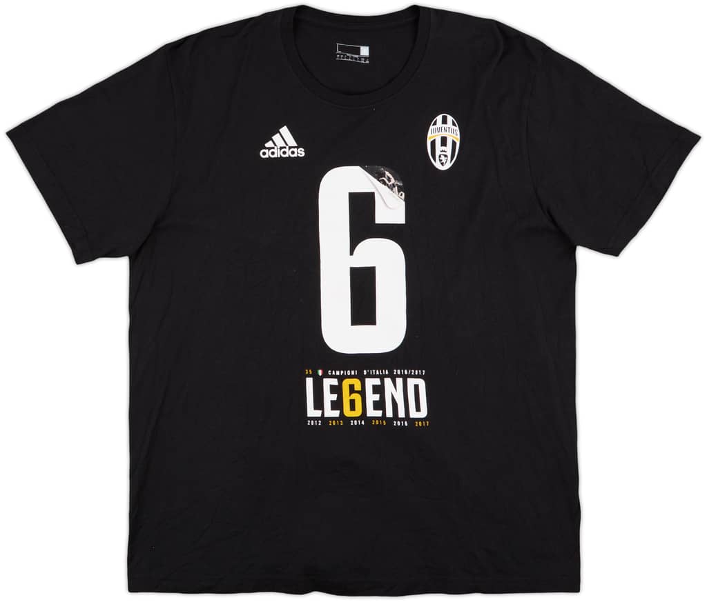 2017-18 Juventus adidas Graphic Tee - 10/10 - (L)