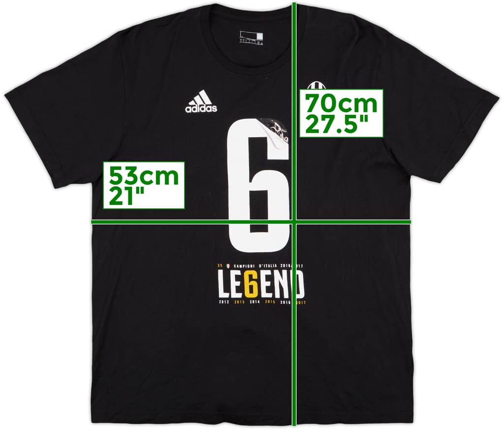 2017-18 Juventus adidas Graphic Tee - 10/10 - (L)