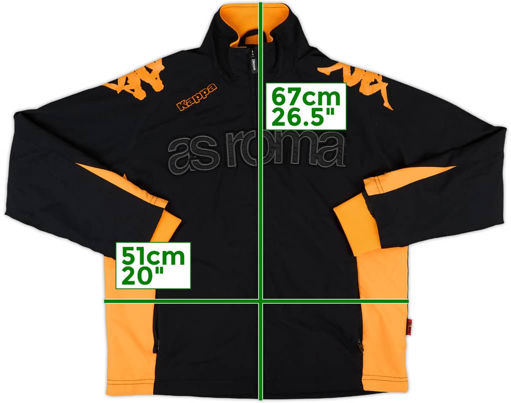 2009-10 Roma Kappa Track Jacket - 6/10 - (XL.Boys)