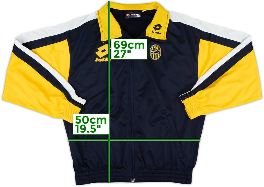 2000-02 Hellas Verona Lotto Track Jacket - 8/10 - (S)