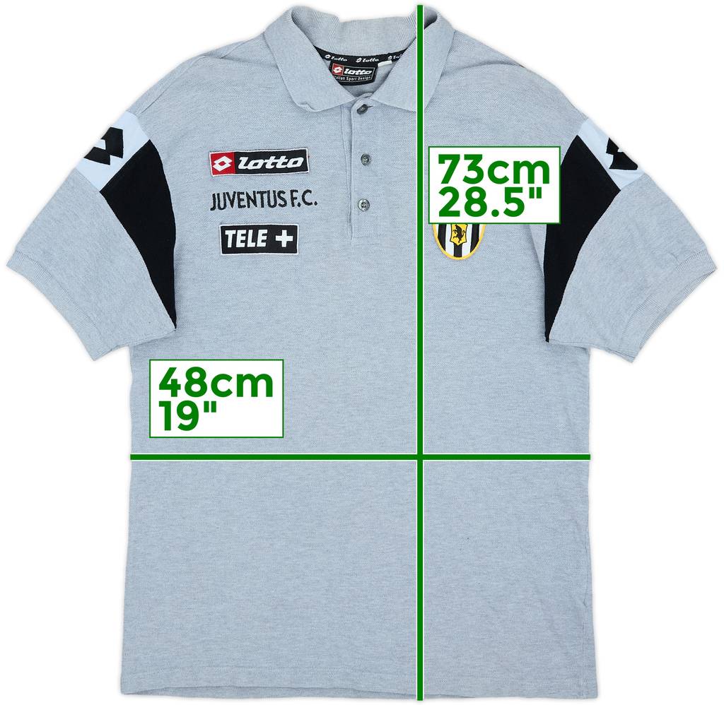 2000-01 Juventus Lotto Polo Shirt - 9/10 - (M)
