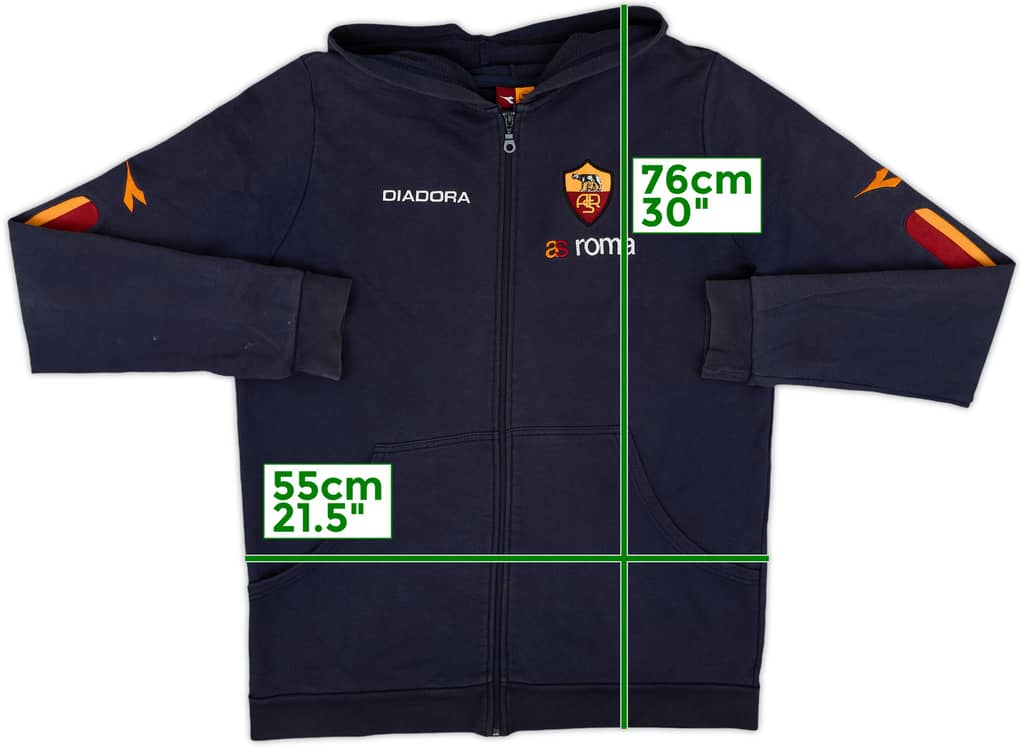 2003-04 Roma Diadora Hoodie - 7/10 - (XXL)