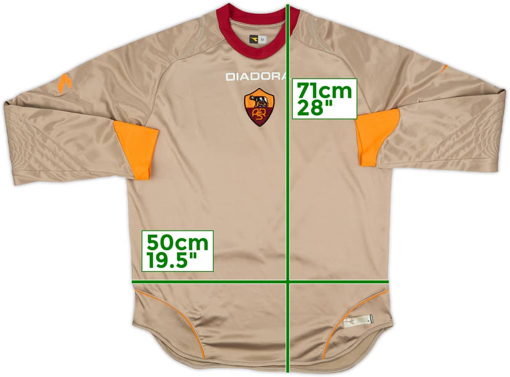 2006-07 Roma GK Shirt - 7/10 - (M)