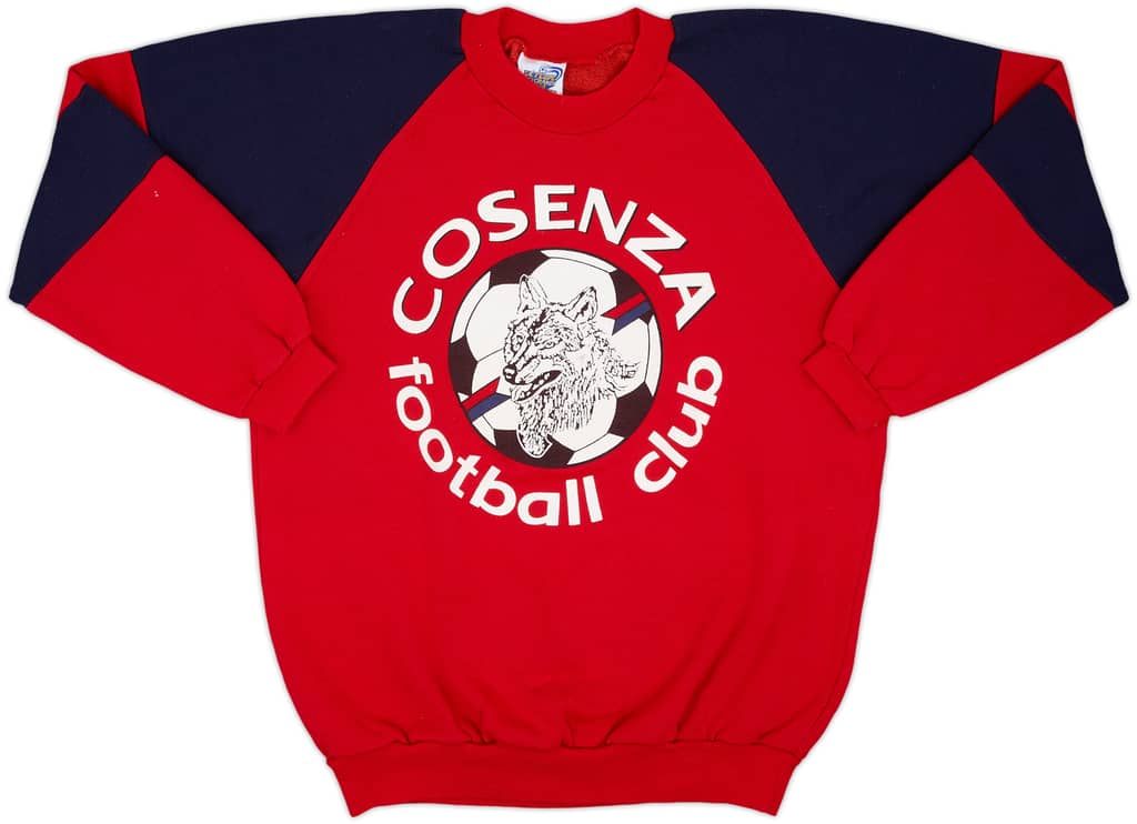 1990-91 Cosenza Le Felpe Dei Grandi Club Sweat Top - 8/10 - (L)