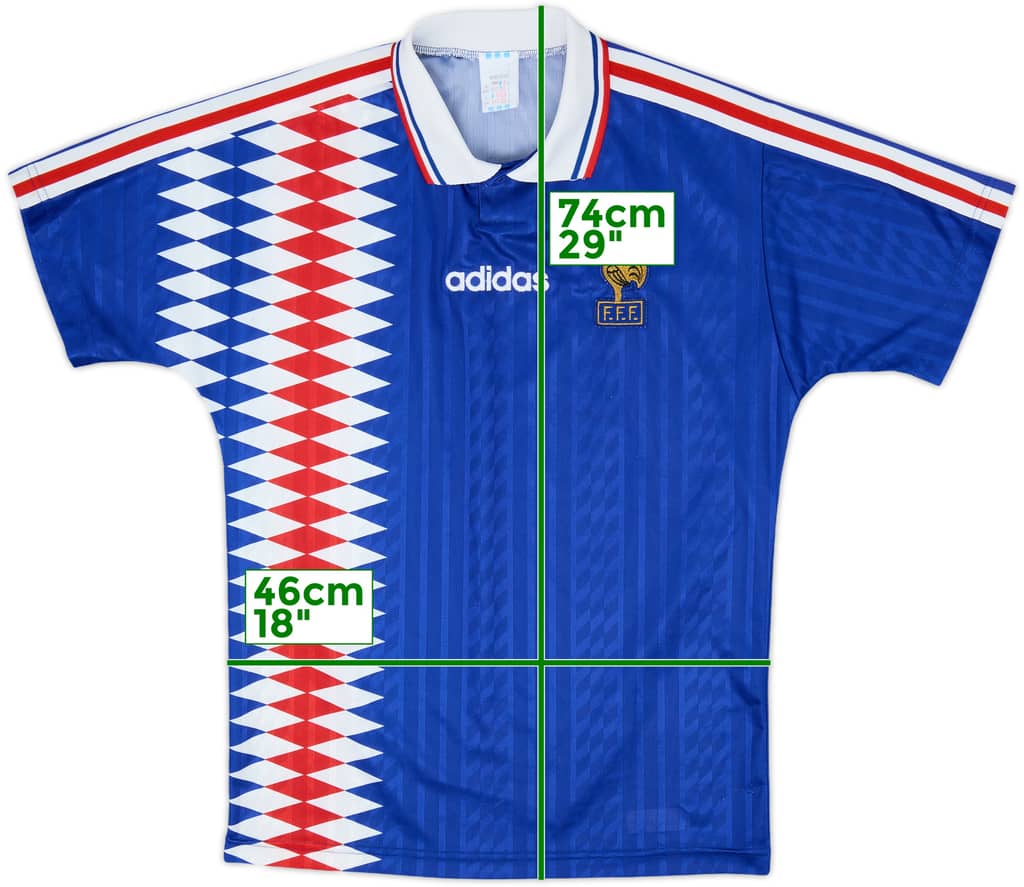 1994-96 France Home Shirt - 9/10 - (S)