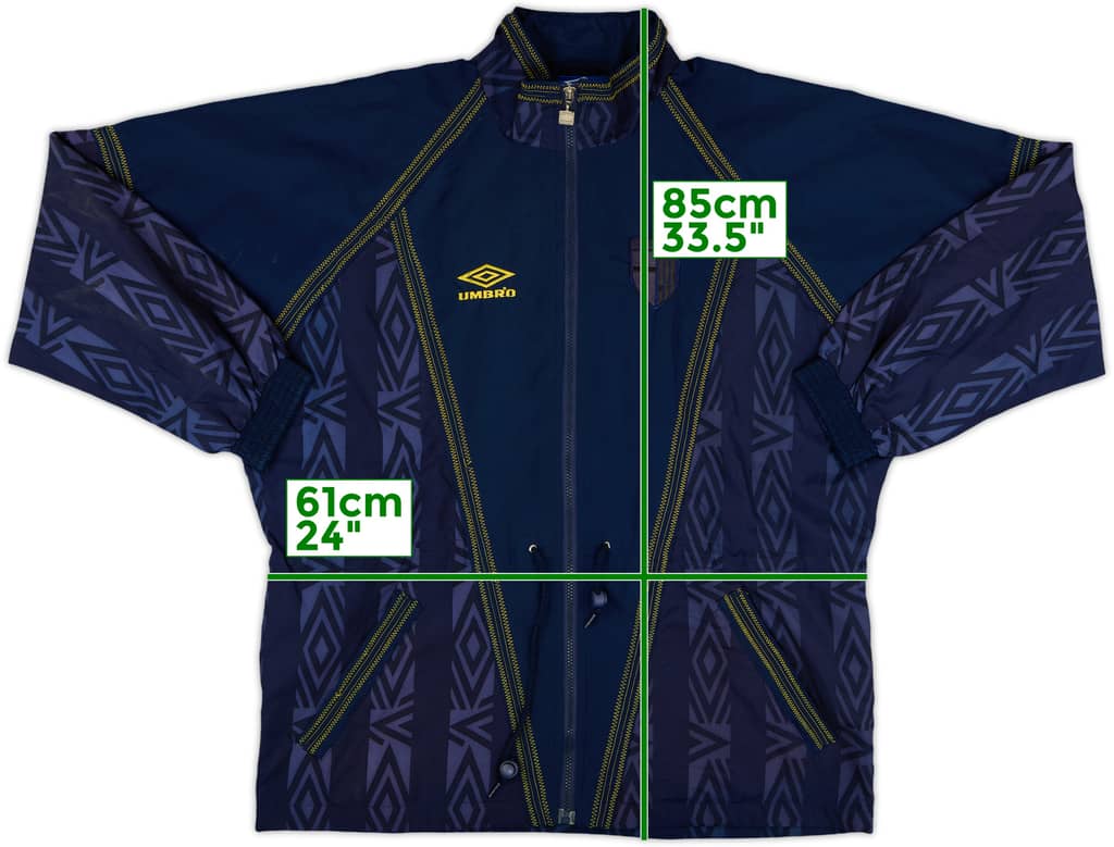 1994-95 Parma Umbro Track Jacket - 5/10 - (L)