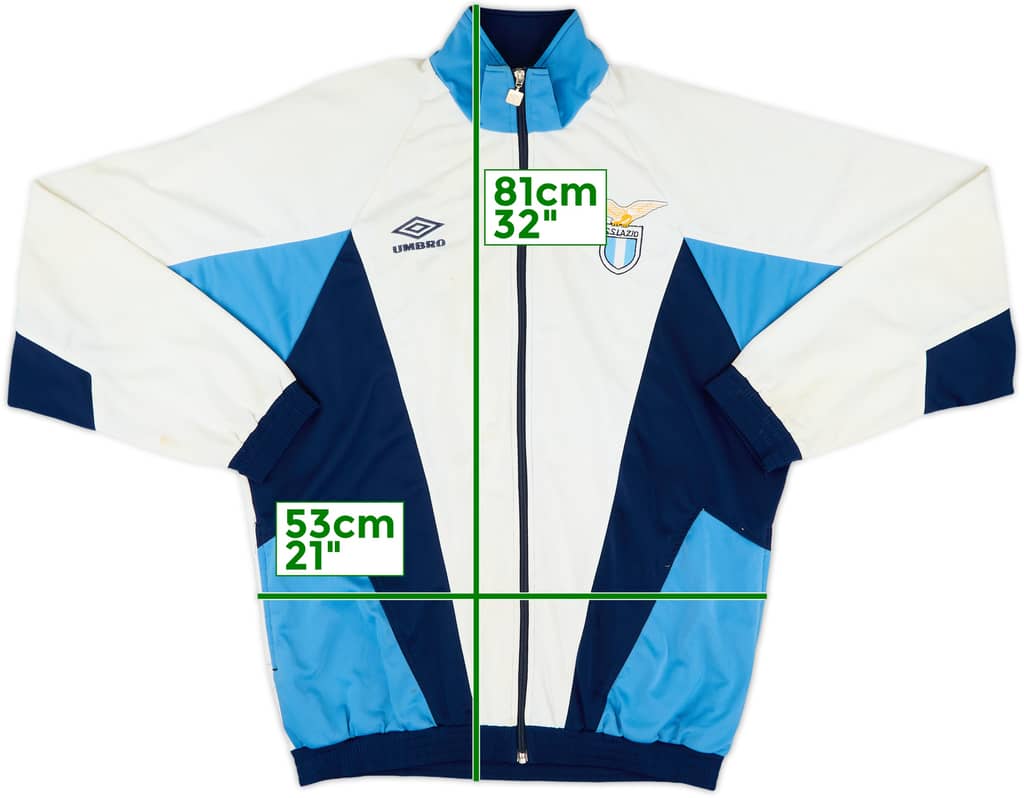 1992-93 Lazio Umbro Track Jacket - 6/10 - (M)