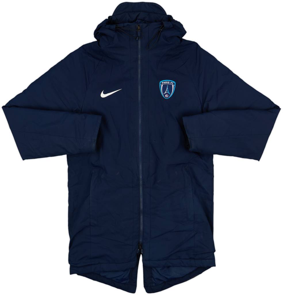 2018-19 Paris FC Nike Hooded Padded Bench Coat - 5/10 - (S)
