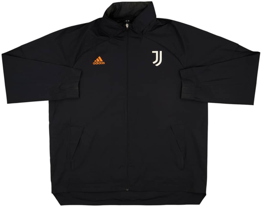 2021-22 Juventus adidas Hooded Rain Jacket - 8/10 - (XXL)