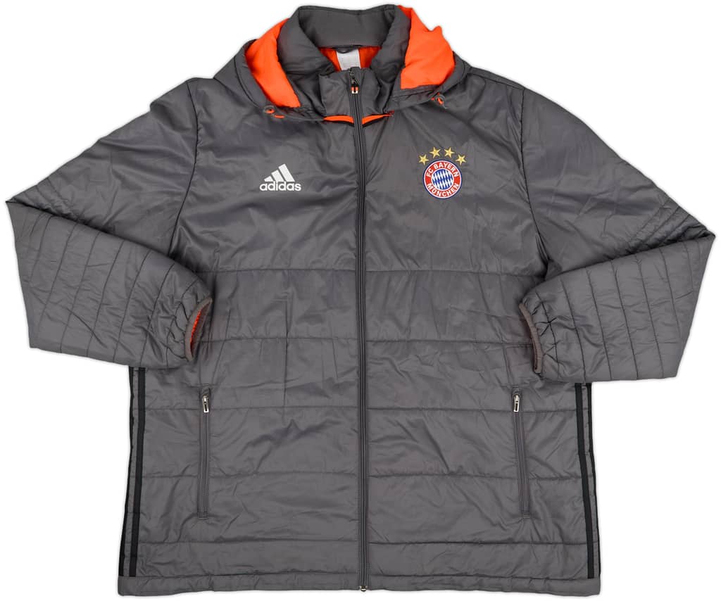 2016-17 Bayern Munich adidas Padded Bench Coat - 9/10 - (XXL)