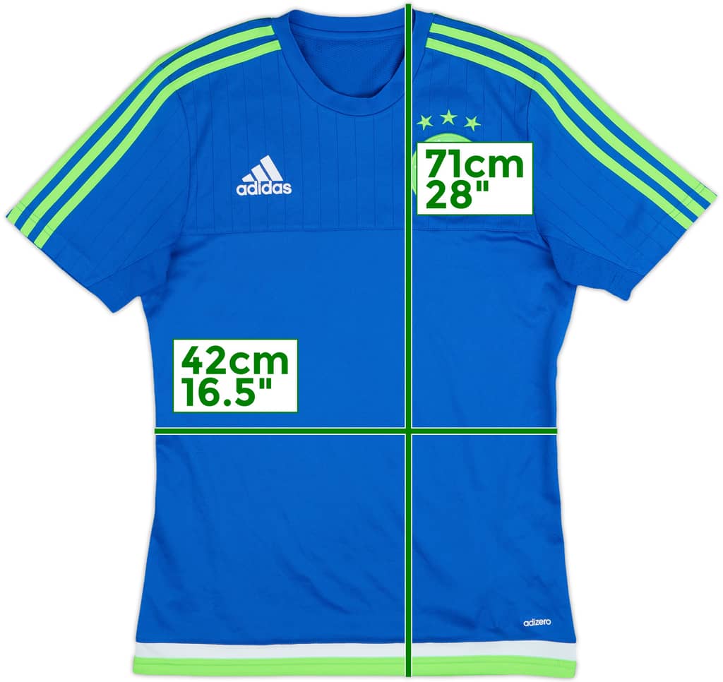 2015-16 Ajax adizero Training Shirt - 8/10 - (S)