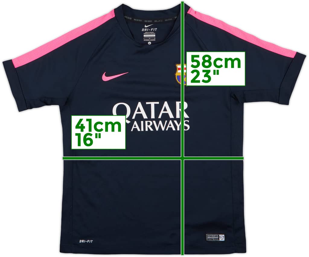2014-15 Barcelona Nike Training Shirt - 7/10 - (L.Boys)