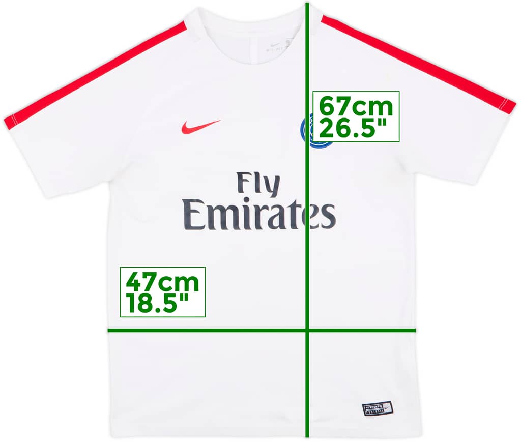 2016-17 Paris Saint-Germain Nike Training Shirt - 7/10 - (XL.Boys)