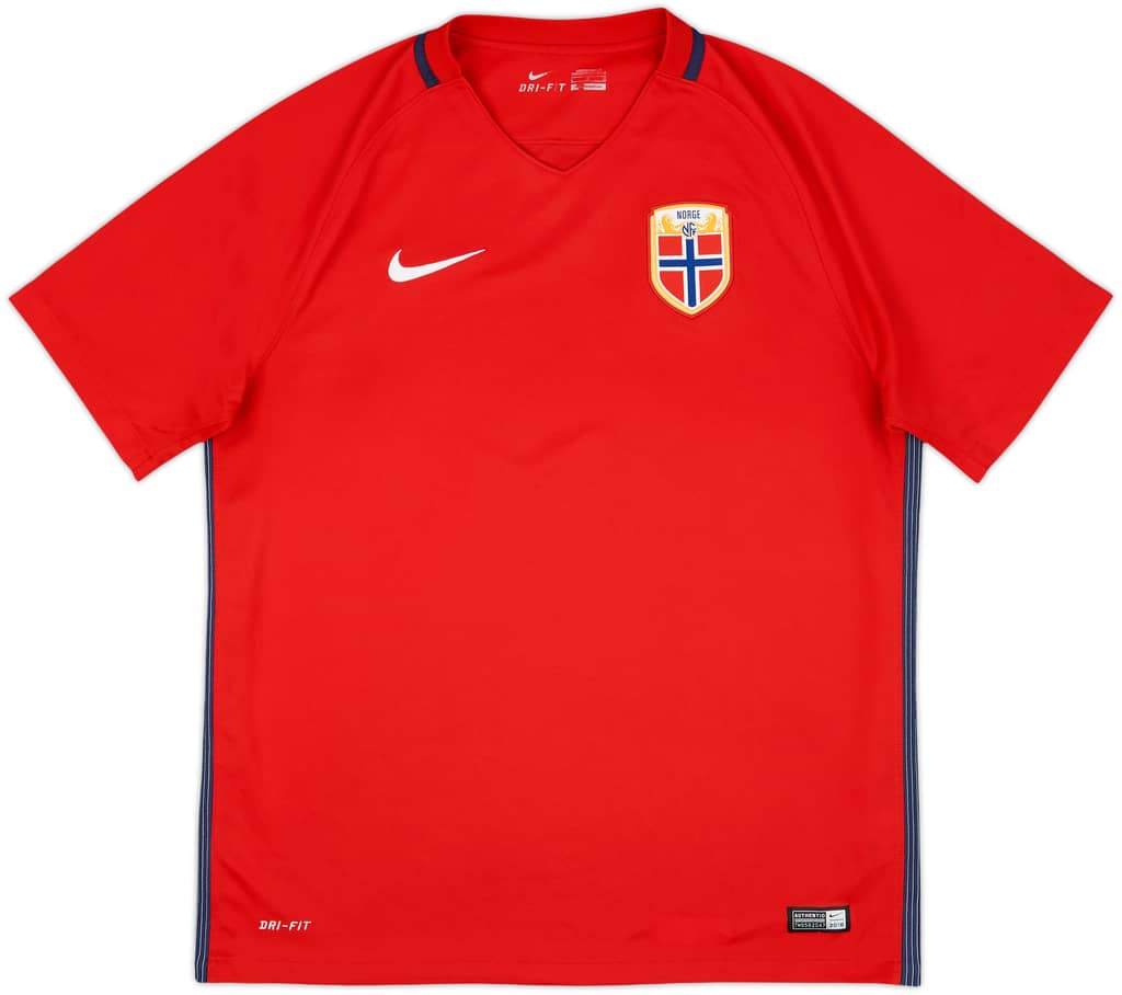 2016-18 Norway Home Shirt - 9/10 - (L)