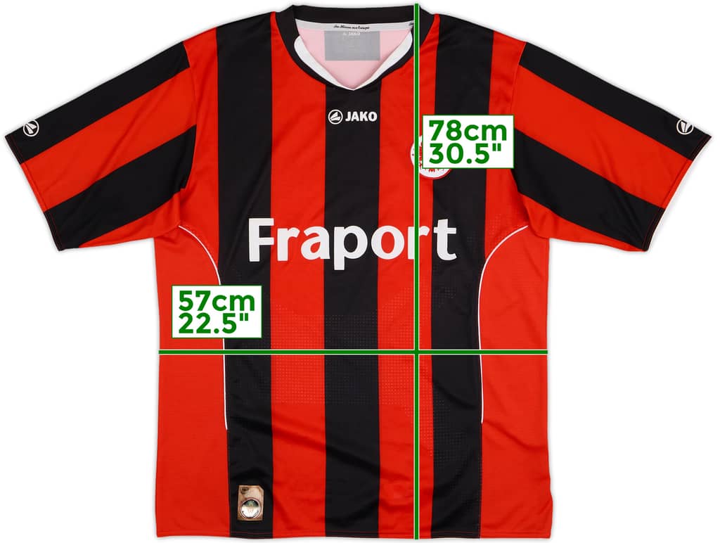 2010-12 Eintracht Frankfurt Home Shirt - 8/10 - (L)