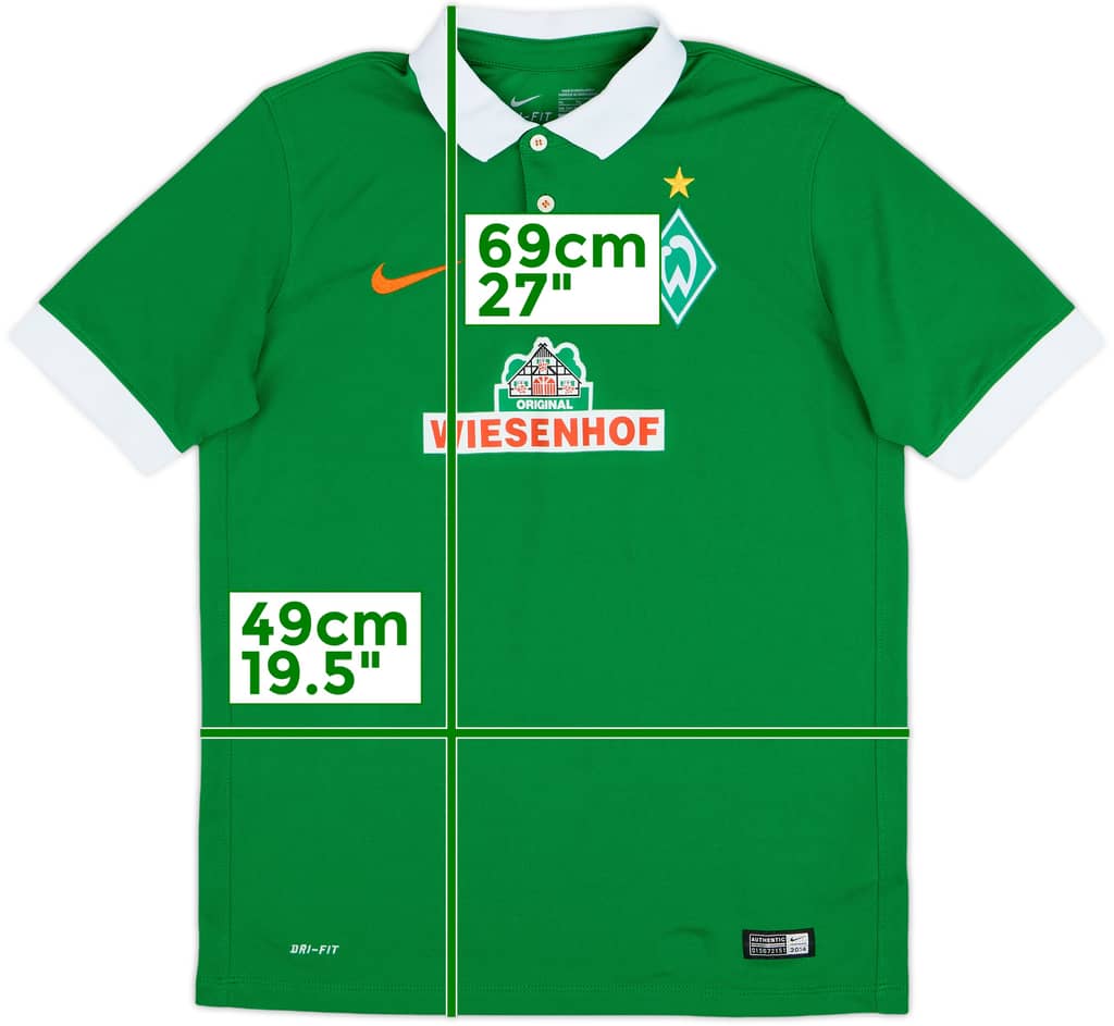 2014-15 Werder Bremen Home Shirt - 10/10 - (XL.Boys)
