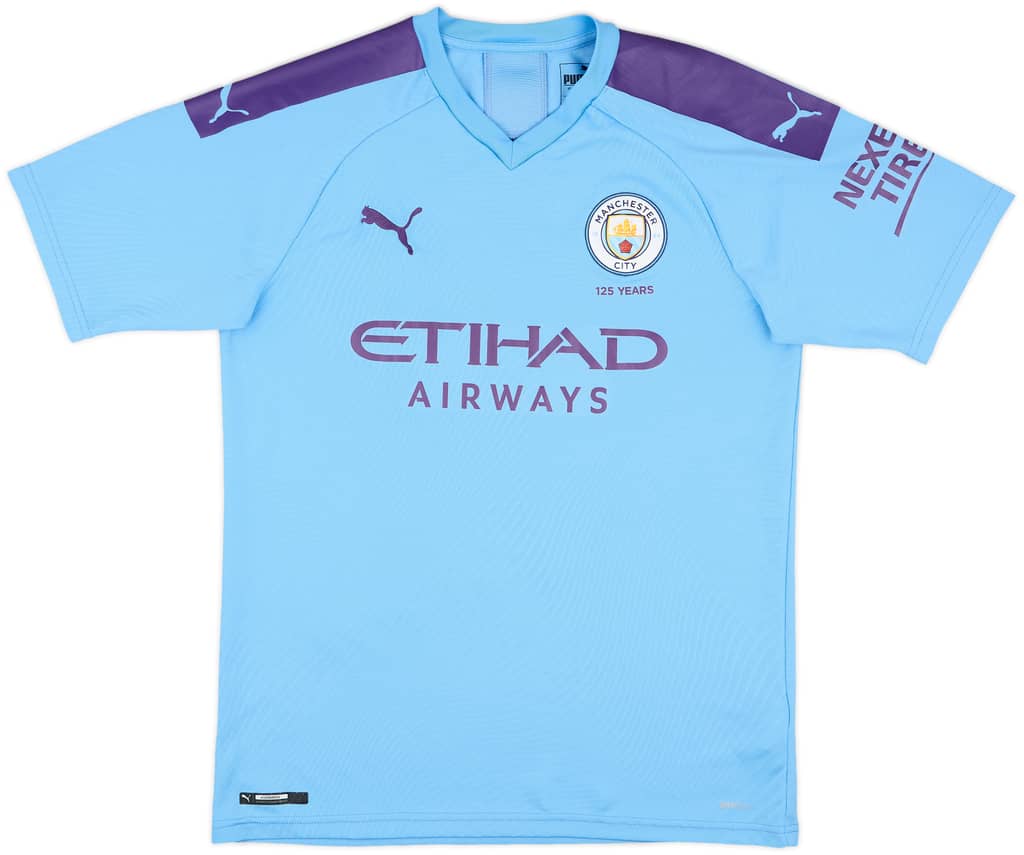 2019-20 Manchester City Home Shirt Foden #47 - 9/10 - (M)