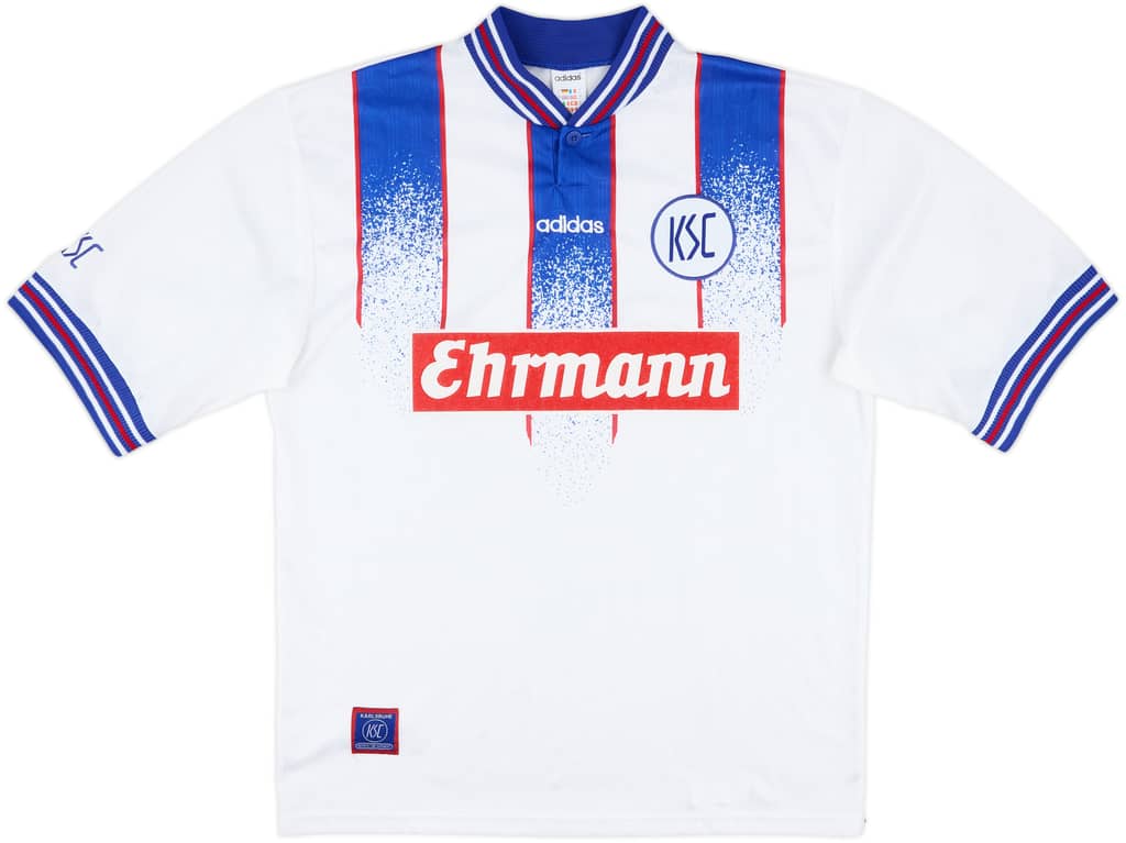 1996-98 Karlsruhe Home Shirt - 8/10 - (L)