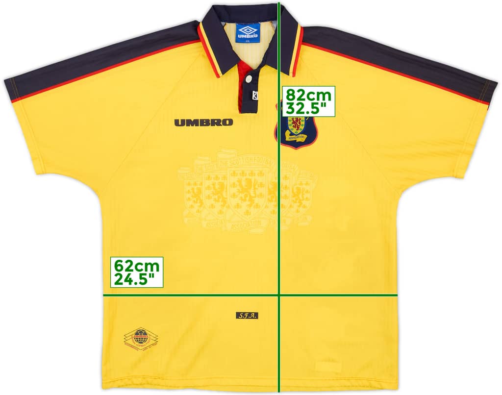 1996-99 Scotland Away Shirt - 8/10 - (XL)