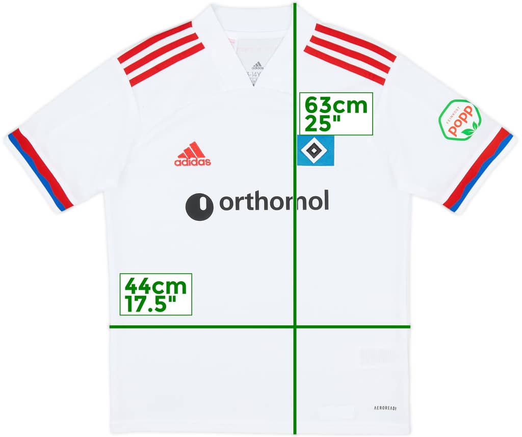 2020-21 Hamburg Home Shirt - 9/10 - (L.Boys)